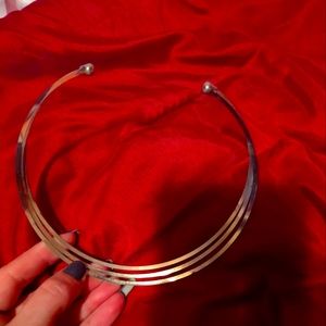 Lia Sophia three tier choker necklace
